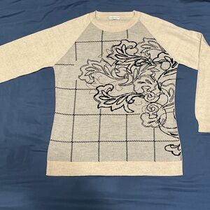 Viriato Merino Wool Blend Sweater  sz 44/L.  See Measurements. Made In Spain